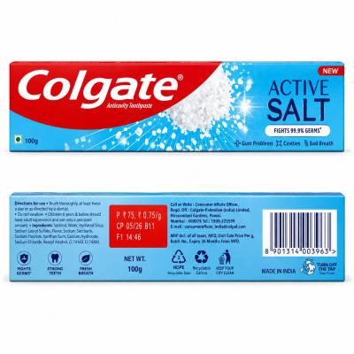 COLGATE ACTIVE SALT ANTICAVITY TOOTHPASTE -100g